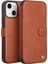 Telefon Deri Kılıf Apple iPhone 13 Mini Kahverengi (Yurt Dışından) 2