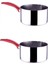 2 Li Set Paslanmaz Çelik Kaçerola Sütlük ve Sosluk 12-14 cm 1