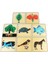 (Kuş) Bebek Oyuncak Çocuk Montessori Çiçek / Bitki / Animalspuzzle Erken Çocukluk Için Çocuk Odun 2