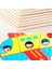 (Deve) Çocuklar Ahşap 3D Puzzle Yapboz Oyuncaklar Çocuklar Için Karikatür Hayvan Araç Ahşap Bulmacalar 5