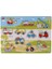 (HH080 Büyük Boy) Montessori 3D Ahşap Puzzle Eğitim Çocuk Oyuncakları El Kepçe Kurulları Oyuncaklar Erken 1