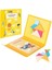 (Manyetik 3D Yapboz1) 155 Adet 3D Ahşap Yapboz Erken Çocukluk Eğitimi Geometrik Tangram 1