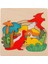 (Jurassic Park) Ahşap Bulmaca Oyuncaklar Hayvan Taşımacılığı Çoklamalı 3D Jigsaw Puzzle Çok Katmanlı 1
