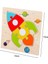 (ROKET-WT426C) Çocuklar Ahşap 3D Puzzle Montessori Oyuncak Erken Eğitim Karikatür Hayvan Öğrenme Yapboz 4