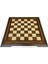 Wood Art El Yapımı Masif Ahşap Sedefli Satranç Tablası Ceviz 59X59CM 2