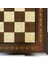 Wood Art El Yapımı Masif Ahşap Sedefli Satranç Tablası Ceviz 59X59CM 5