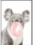 Pembe Sakız ve Koala Sayılarla Boyama Seti Rulo 40 x 50 cm 1