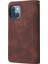 Telefon Deri Kılıf Apple iPhone 13 Mini Kahve (Yurt Dışından) 3
