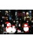 Yılbaşı Cam Sticker Statik Çekim Özellikli Noel Kardan Adamlar 1