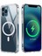 iPhone 12 Pro Max Uyumlu Magsafe Kılıf Wireless Şarj Özellikli Şeffaf Kapak 1