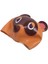Tom Nook Rakun Maskesi Hayvan Geçiş Lateks Headgear Cadılar Bayramı Cosplay Ball Sahne 5