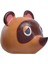 Tom Nook Rakun Maskesi Hayvan Geçiş Lateks Headgear Cadılar Bayramı Cosplay Ball Sahne 3