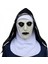 Cadılar Bayramı Rahim Maskesi Korku Lateks Maskeleri Cosplay Mascarillas Valak Yüz Masques Başlığı ile 1
