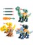(Sarı Tyrannosaurus) Çocuk Dinozor Inşaatı Çocuk Oyuncak Seti Eğitim Tasarımcısı Montessori 2