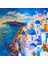 Yunanistan Evleri Sayılarla Boyama Seti Rulo 40 x 50 cm 1