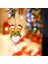Noel Ağacı Asılı Süsler Geyik Ren Geyiği Dekor 2 ile Noel Elk (Yurt Dışından) 4