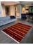 Decoser 2056 Otantik Kırmızı Renk Pamuk Tabanlı Kaymaz Yıkanabilir Halı Kilim 1