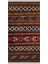 Decoser 2057 Otantik Renkli Pamuk Tabanlı Kaymaz Yıkanabilir Halı Kilim 2