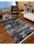 Decoser 4024 Gri Siyah Yıkanabilir Pamuk Tabanlı Kilim 1