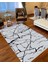 Decoser 3022 Açık Gri Mermer Desen Yıkanabilir Pamuk Taban Kilim 1