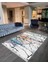 Decoser 4079 Renkli Mermer Desen Kaymaz Yıkanabilir Kilim 1