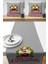 Runner Mery Christmas Yılbaşı Tasarımlı Hediyelik,2 Kırlent Kılıfı ve 1 Runner Set 1