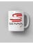 Ayrton Senna Logo Baskılı Beyaz Kahve Kupa Bardak 1