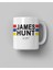 James Hunt Logo Baskılı Beyaz Kahve Kupa Bardak 1