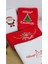 Vevien Home Happy Christmas Yılbaşı Nakışlı %100 Pamuk 50X90 4'lü Havlu Seti 2