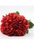 Yapay Çiçek Ortanca Demeti Kırmızı 5 Kafalı Büyük Boy 43 cm 2