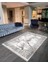 Decoser 6024 Gri Kahve Mermer Desen Kaymaz Yıkanabilir Kilim 1