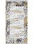 Decoser 6028 Gri Sarı Düz Desen Kaymaz Yıkanabilir Kilim 2