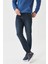 Slim Fit Dar Kesim Düşük Bel Taşlamalı Gri Esnek Larston Jean Denim Kot Pantolon 1