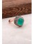 Peridot Taşlı Rose Gümüş Tasarım Yüzük 2692 1