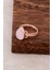 Pembe Quartz Taşlı Rose Gümüş Yüzük 2851 2