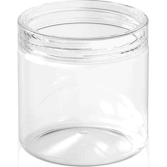 Bergama Plastik Plastik Pet Kavanoz (6 Adet) 500 Cc Baharatlık Magnolia Kabı Şeffaf Kapaklı