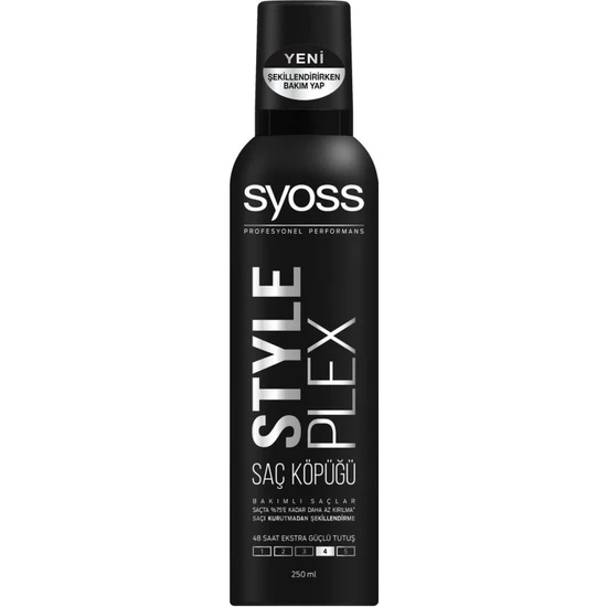 Syoss Köpük Style Plex 250 ml  Saç Köpüğü