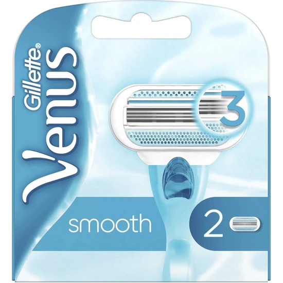 Gillette Venus Smooth YEDEK Kadın Tıraş Bıçağı 2'li 7702018495078 Tıraş Bıçağı