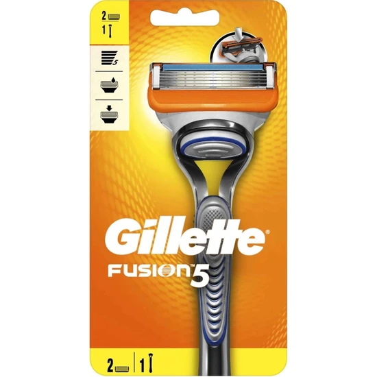 Gillette Gillette Fusion Tıraş Makinesi 2 Yedekli 7702018866946 Tıraş Makinesi