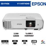 Epson EB-FH06 1920X1080 Full Hd 3500 Lümen Uhe 16.000:1 HDMI+USB/VGA Projeksiyon Cihazı V11H974040
