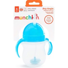 Munchkin Tıklama Kilitli  Uçlu Alıştırma Bardağı, 6AY+, 207ML, Mavi, 1 Adet
