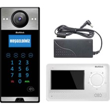 Multitek 6 Daire Mb-12 Görüntülü Diafon Beyaz