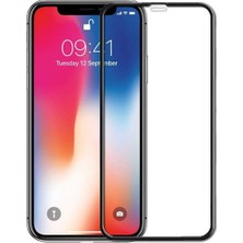 Newface Apple iPhone 11 Lüx Şeffaf Silikon Kılıf + 5d Tam Kaplayan Ekran Koruyucu Cam