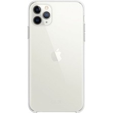 Newface Apple iPhone 11 Pro Max Lüx Şeffaf Silikon Kılıf + 5d Tam Ekran Koruyucu Cam