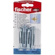 Fischer Hm 5 x 37 S K Metal Boşluk Dübeli 4'lü