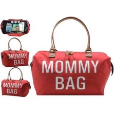 My Pioggia Mommy Bag Kırmızı Anne Bebek Bakım ve Baby Kadın Çantası