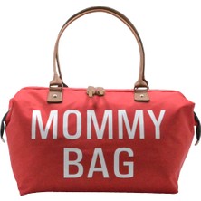 My Pioggia Mommy Bag Kırmızı Anne Bebek Bakım ve Baby Kadın Çantası