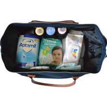 My Pioggia Mommy Bag Lacivert Anne Bebek Bakım ve Baby Kadın Çantası