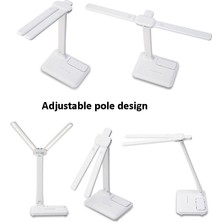 Puluzpuluz Çift Başlı Şarj Edilebilir 4000Mah Masa Lambası  (Yurt Dışından)