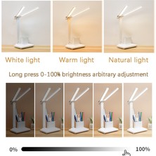 Puluzpuluz Çift Başlı Şarj Edilebilir 4000Mah Masa Lambası  (Yurt Dışından)